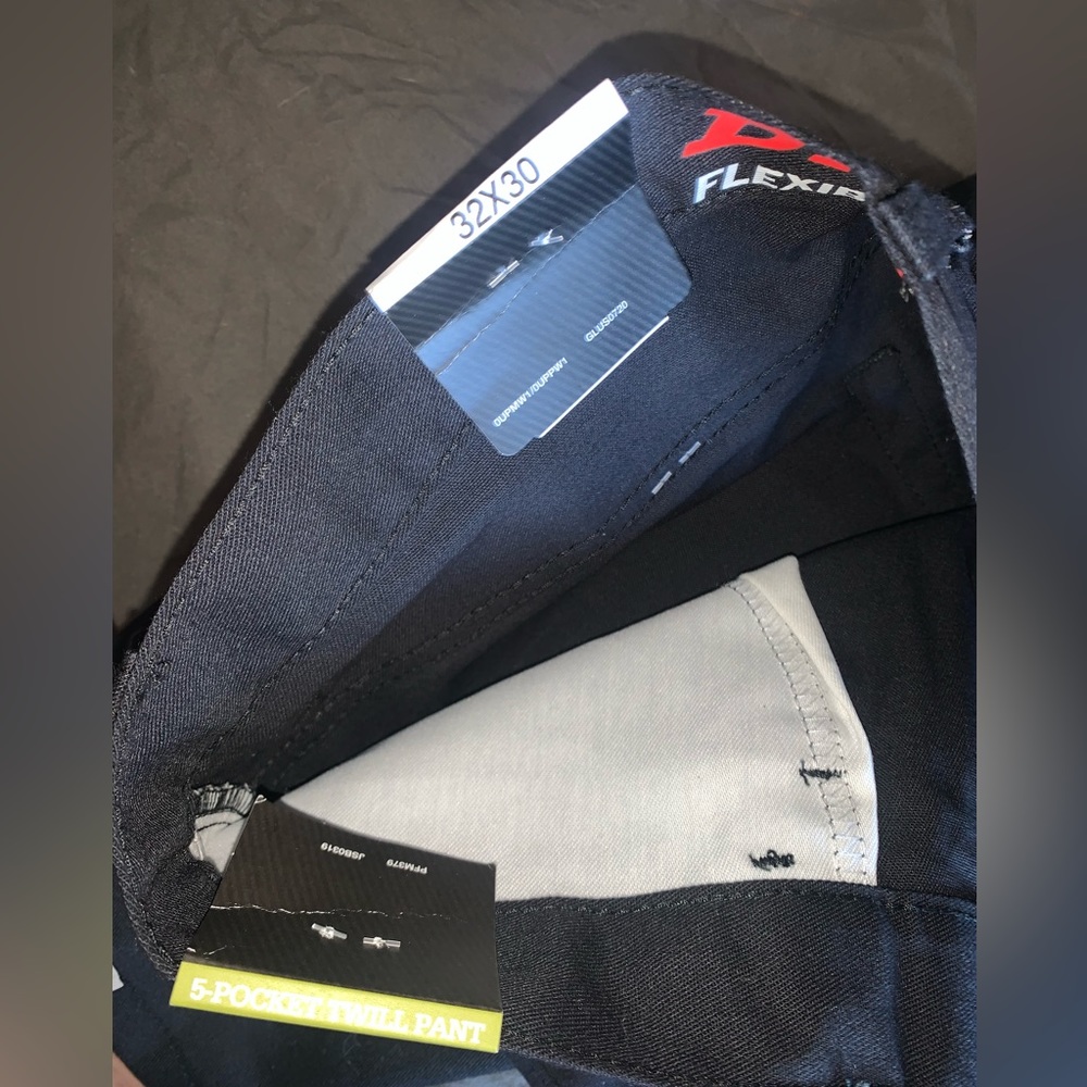 NWT! DICKIES Flex 5 Pocket Twill Pants Tapered Leg Blk 32X30 - Picture 6 of 9